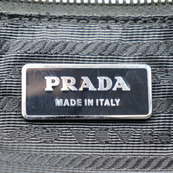 PRADA Prada shoulder bag VA0770 nylon leather black silver hardware messenger - Picture 8 of 8